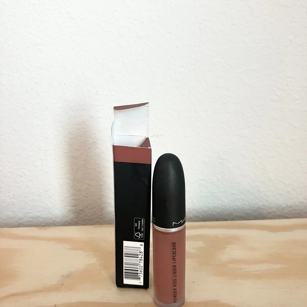 MAC Powder Kiss Liquid Longwear Lipcolor Lipstick 952 Taken